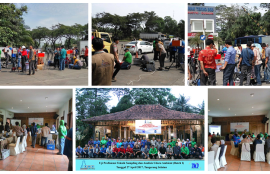 Uji Profisiensi Udara Ambient I Batch 1, Parameter SOx Nox dan NH3 Pelaksanaan Tgl 27 April 2017 Serpong Tangerang Selatan.