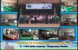 Uji Profisiensi Udara Ambient Batch I, Parameter SOx Nox dan NH3 Pelaksanaan Tgl 6-7 Mei 2019 Serpong Tangerang Selatan