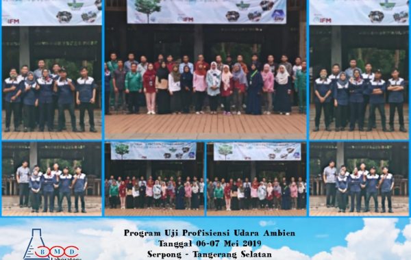 Uji Profisiensi Udara Ambient Batch I, Parameter SOx Nox dan NH3 Pelaksanaan Tgl 6-7 Mei 2019 Serpong Tangerang Selatan